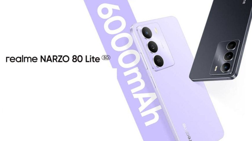 Narzo 80 Lite बैटरी