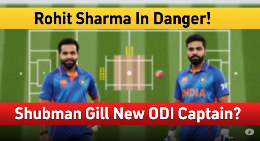 रोहित शर्मा को खतरा! शुभमन गिल बनेंगे नए ODI कप्तान?