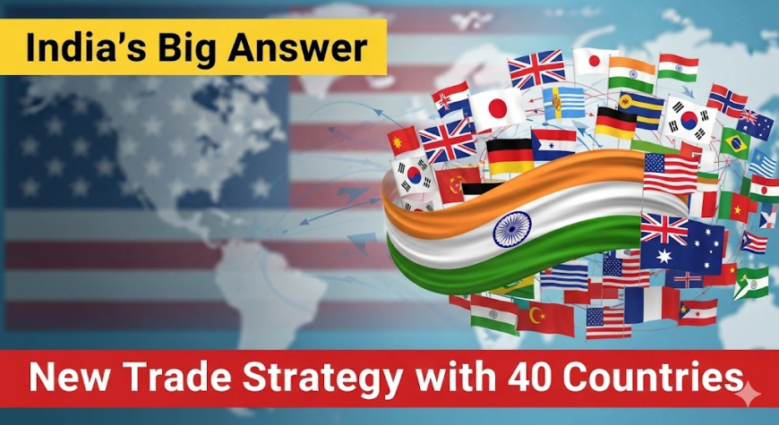 India Trade War: अमेरिका को भारत का कड़ा जवाब, 40 देशों संग नई डील की तैयारी