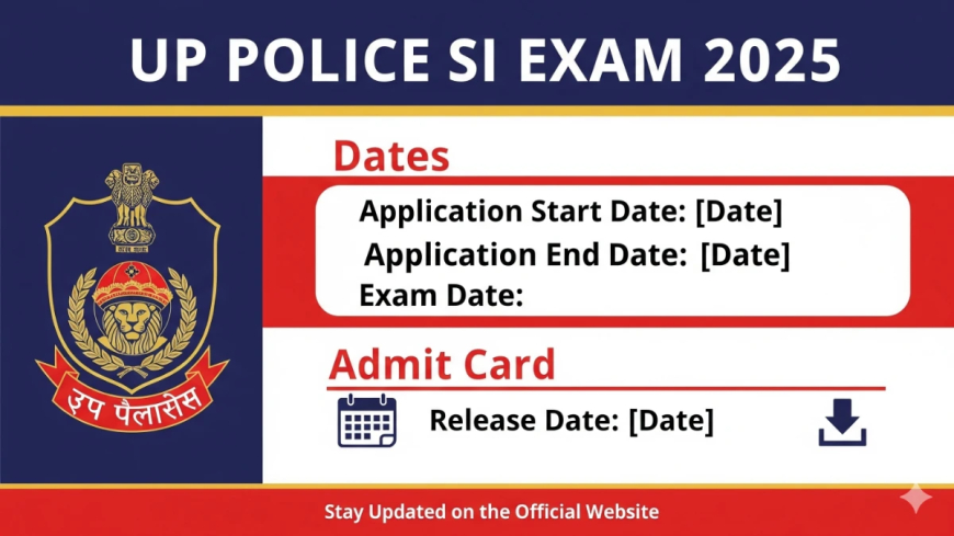 Urgent News: UP Police SI Exam Date 2025: कब होगी परीक्षा? एडमिट कार्ड डाउनलोड के आसान स्टेप्स!