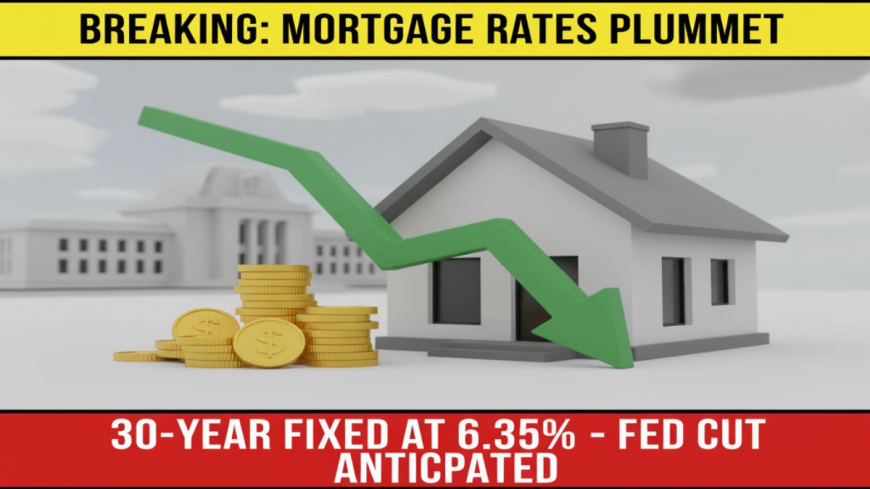 Breaking: Housing Mortgage Interest Rates Plummet to Near Year-Low Ahead of Anticipated Federal Reserve Cut