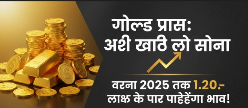 Gold Price: अभी खरीद लो सोना, वरना 2025 तक 1.20 लाख के पार पहुंचेगा भाव!