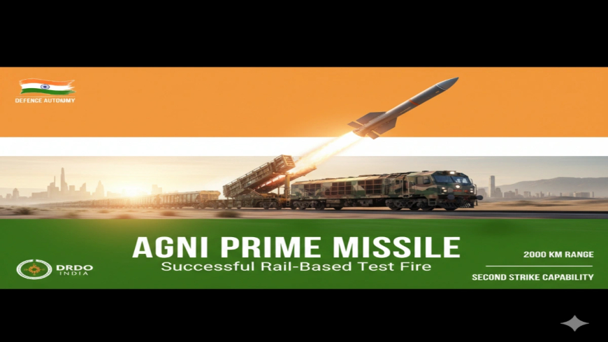 Agni Prime Missile: भारत ने रेल लांचर से दागकर दुनिया को चौंकाया, अब चीन-US जैसे देशों की कतार में शामिल